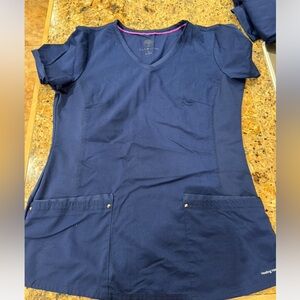 Healing hands scrub top